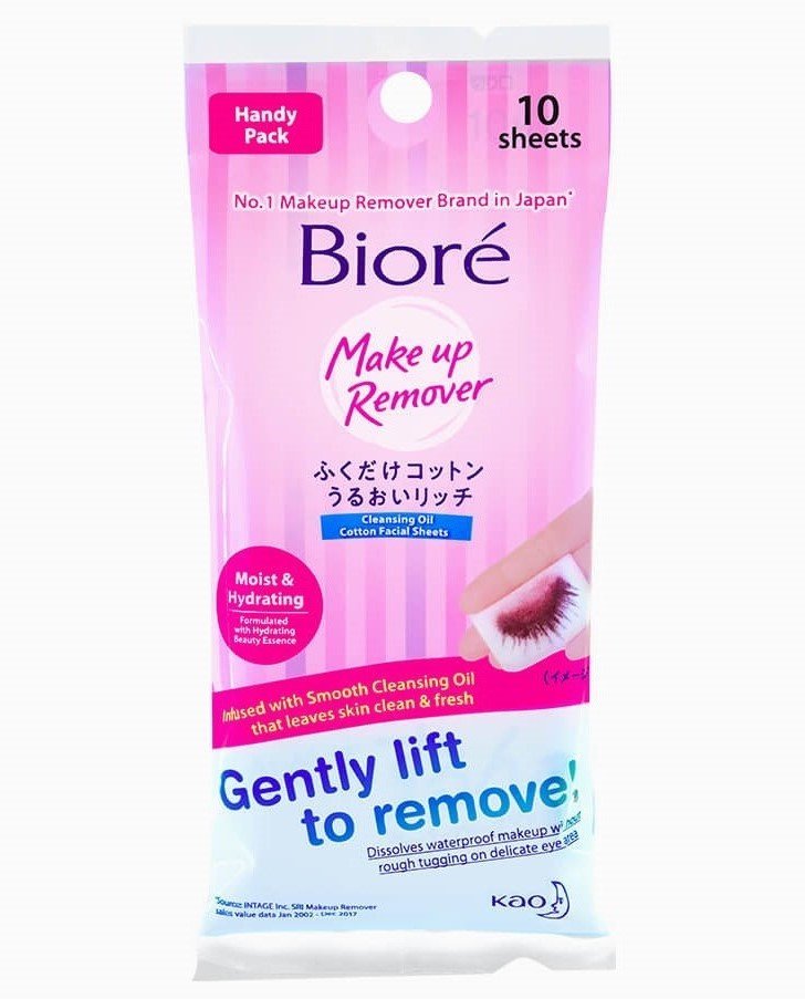 Biore Cleansing Oil Cotton Facial Sheets