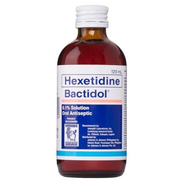 Hexetidine Bactidol Oral Antiseptic