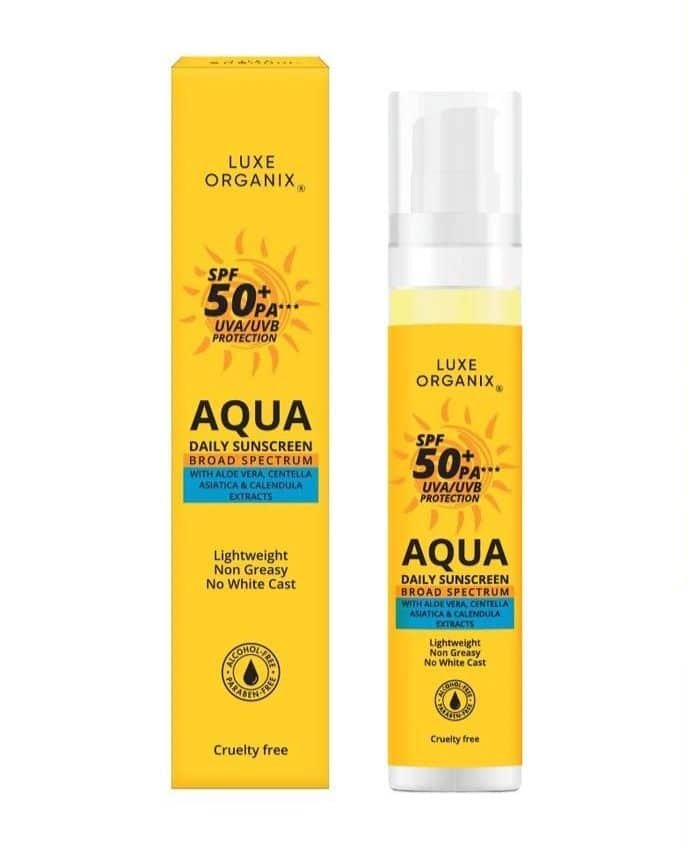 LUXE ORGANIX Aqua Daily Sunscreen