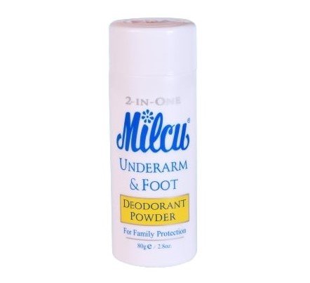 Milcu Underarm and Foot Deodorant Powder